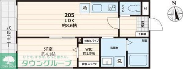ガーデン旭の物件間取画像